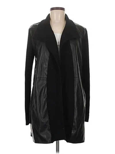 Pre-owned T Tahari Cardigan Sweater In Black