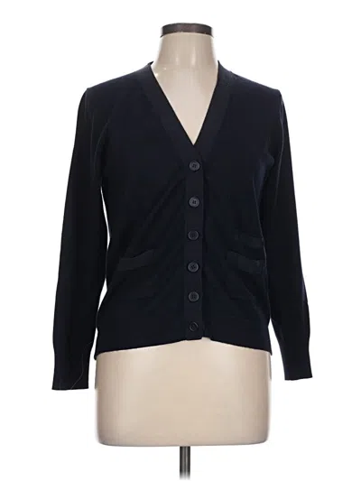 Pre-owned T Tahari Cardigan Sweater In Black