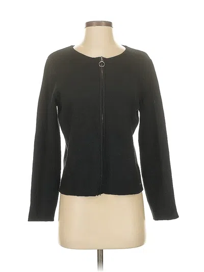 Pre-owned T Tahari Cardigan Sweater In Black