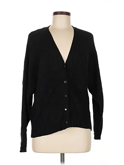 Pre-owned T Tahari Cardigan Sweater In Black