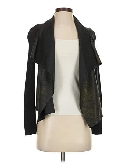 Pre-owned T Tahari Cardigan Sweater In Black