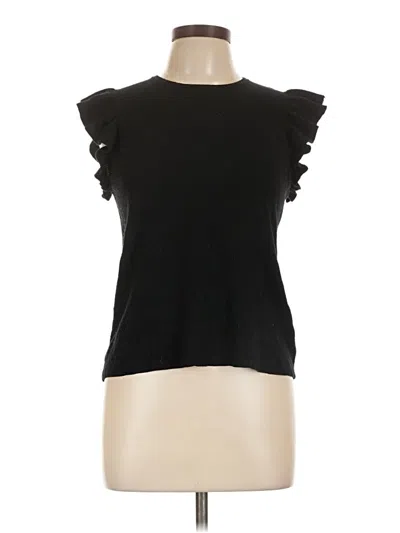 Pre-owned T Tahari Cardigan Sweater In Black