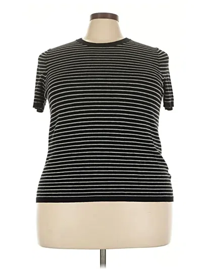 Pre-owned T Tahari Cardigan Sweater In Black