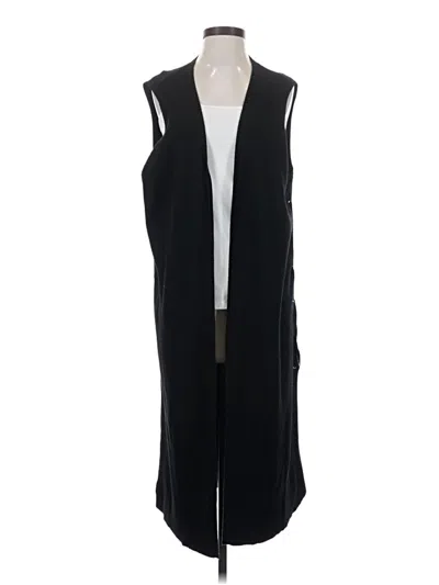 Pre-owned T Tahari Cardigan Sweater In Black