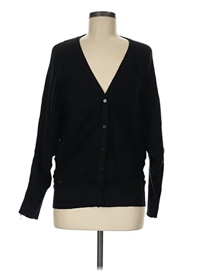 Pre-owned T Tahari Cardigan Sweater In Black