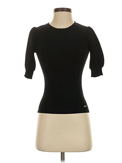 Pre-owned T Tahari Cardigan Sweater In Black