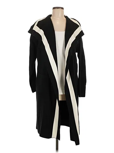 Pre-owned T Tahari Cardigan Sweater In Black