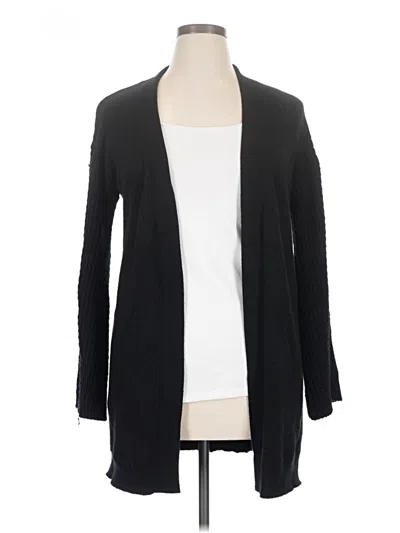 Pre-owned T Tahari Cardigan Sweater In Black