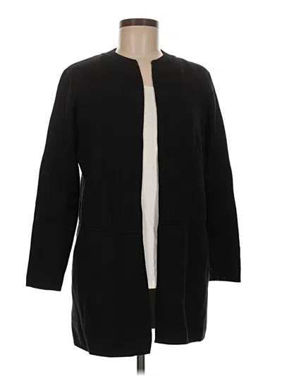 Pre-owned T Tahari Cardigan Sweater In Black