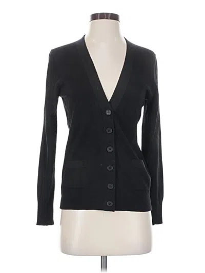 Pre-owned T Tahari Cardigan Sweater In Black