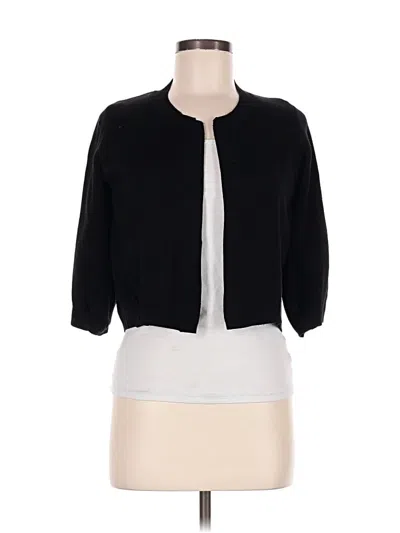 Pre-owned T Tahari Cardigan Sweater In Black