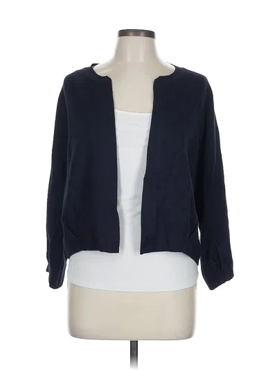 T Tahari Cardigan Sweater In Blue
