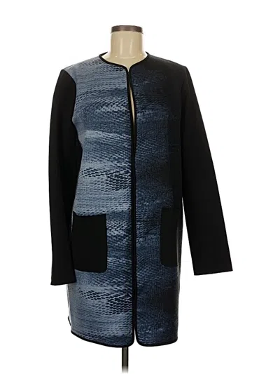 Pre-owned T Tahari Cardigan Sweater In Blue