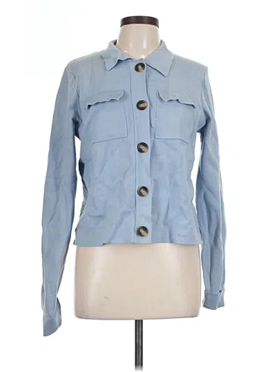 Pre-owned T Tahari Cardigan Sweater In Blue