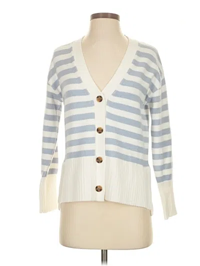 Pre-owned T Tahari Cardigan Sweater In Blue