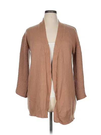 Pre-owned T Tahari Cardigan Sweater In Brown