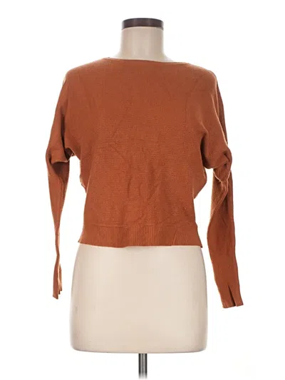 Pre-owned T Tahari Cardigan Sweater In Brown