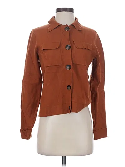 Pre-owned T Tahari Cardigan Sweater In Brown
