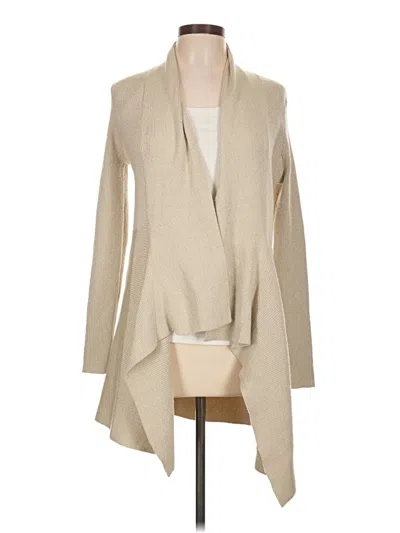 Pre-owned T Tahari Cardigan Sweater In Gold