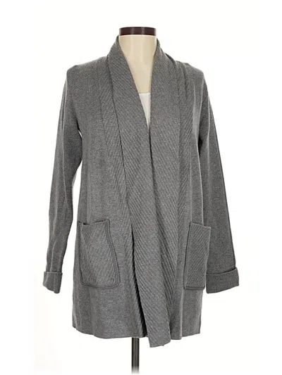 Pre-owned T Tahari Cardigan Sweater In Gray