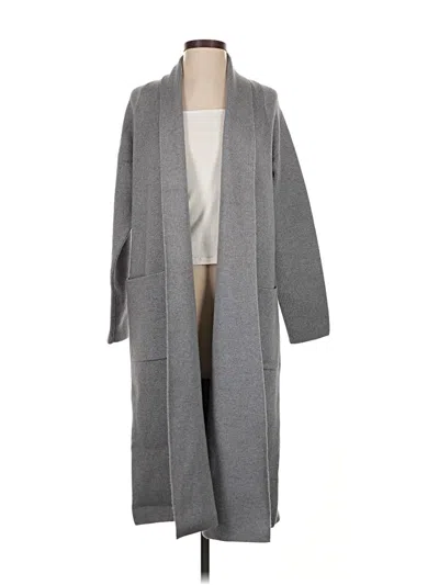 Pre-owned T Tahari Cardigan Sweater In Gray