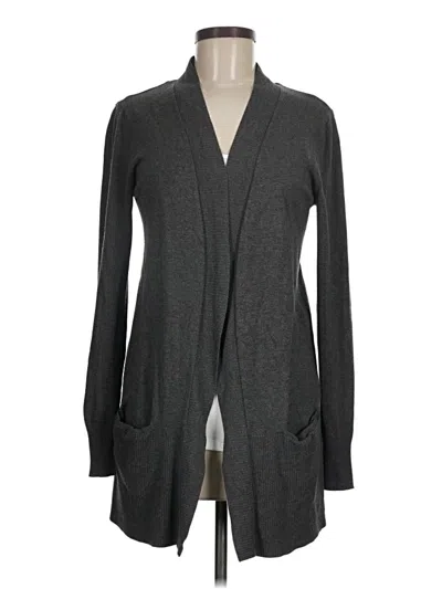 Pre-owned T Tahari Cardigan Sweater In Gray
