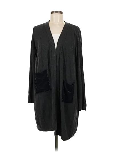 Pre-owned T Tahari Cardigan Sweater In Gray