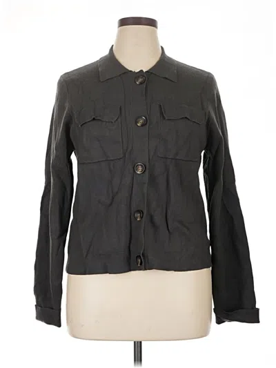 Pre-owned T Tahari Cardigan Sweater In Gray