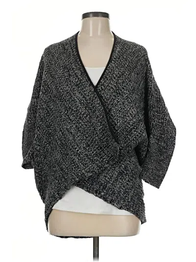 Pre-owned T Tahari Cardigan Sweater In Gray