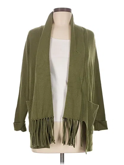 Pre-owned T Tahari Cardigan Sweater In Green