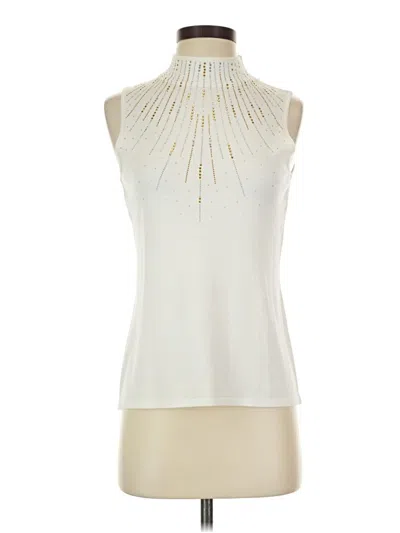 Pre-owned T Tahari Cardigan Sweater In Ivory