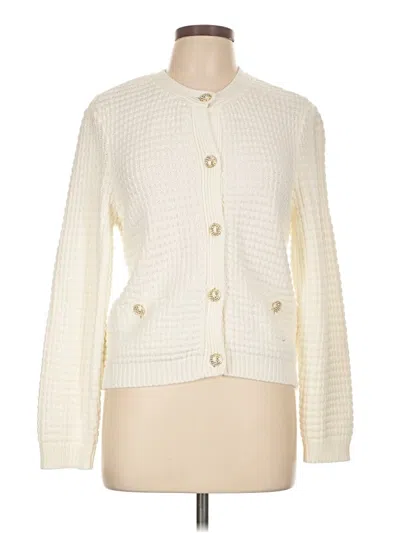 T Tahari Cardigan Sweater In Ivory