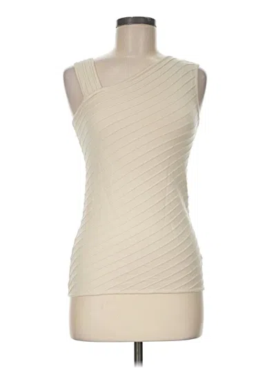 Pre-owned T Tahari Cardigan Sweater In Ivory