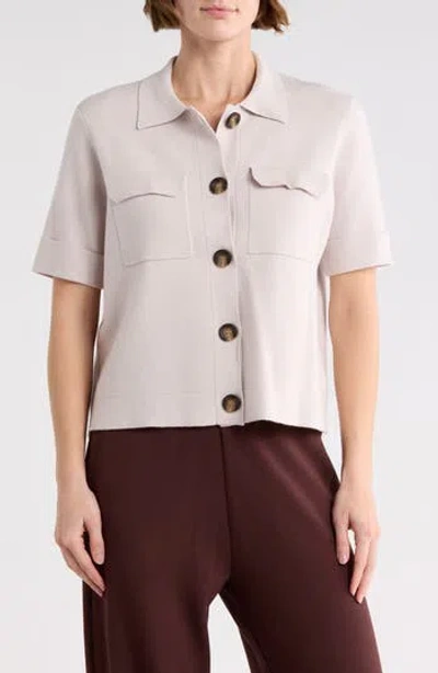 T Tahari Cardigan Sweater In Neutral