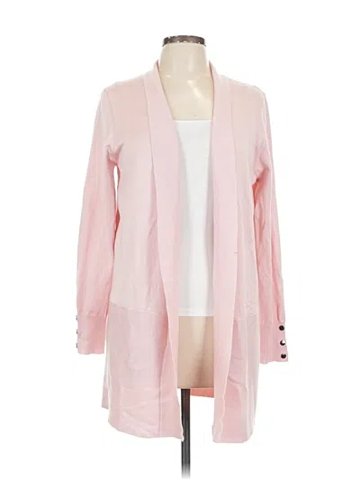 Pre-owned T Tahari Cardigan Sweater In Pink