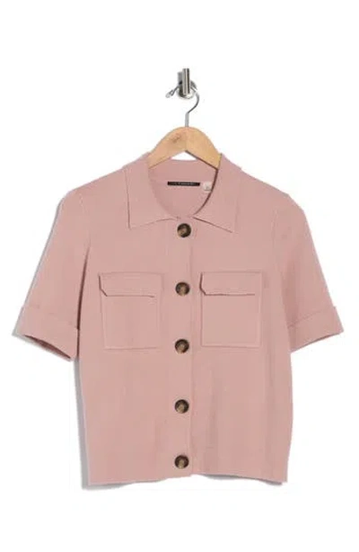 T Tahari Cardigan Sweater In Pink