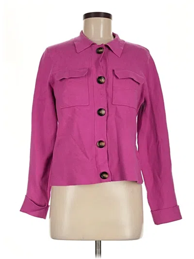 Pre-owned T Tahari Cardigan Sweater In Pink