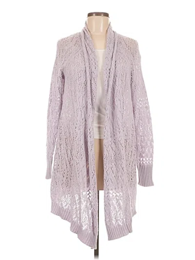 Pre-owned T Tahari Cardigan Sweater In Purple