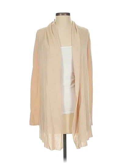 Pre-owned T Tahari Cardigan Sweater In Tan