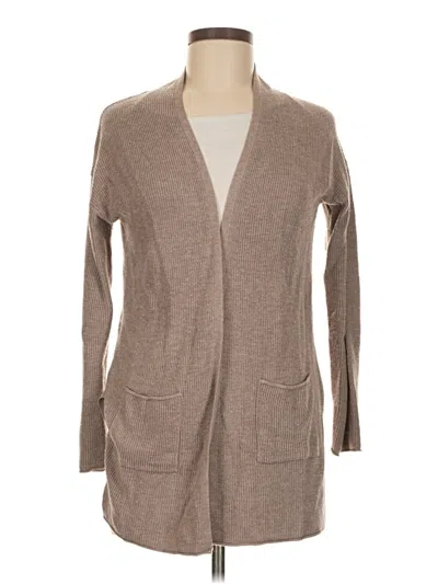 Pre-owned T Tahari Cardigan Sweater In Tan