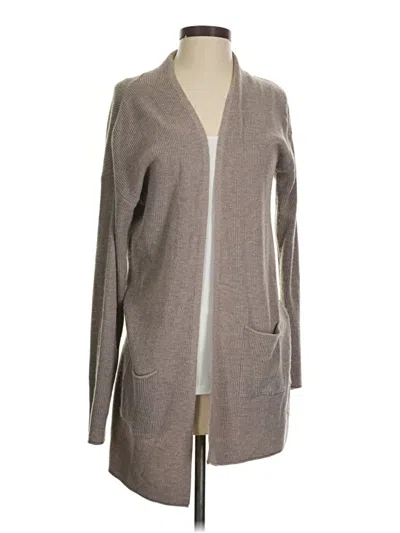 Pre-owned T Tahari Cardigan Sweater In Tan