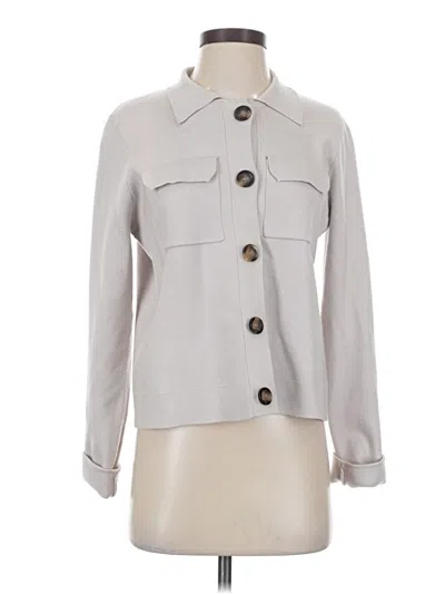 Pre-owned T Tahari Cardigan Sweater In Tan