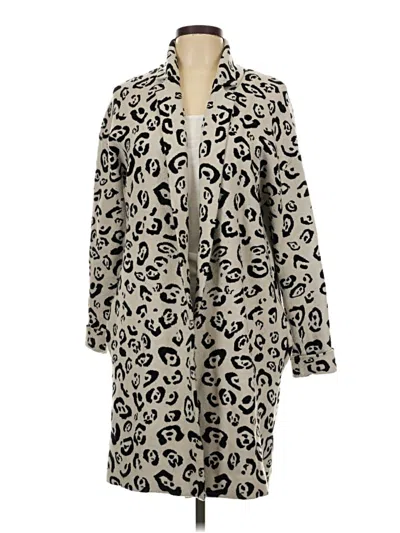 Pre-owned T Tahari Cardigan Sweater In Tan