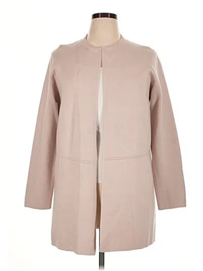 Pre-owned T Tahari Cardigan Sweater In Tan