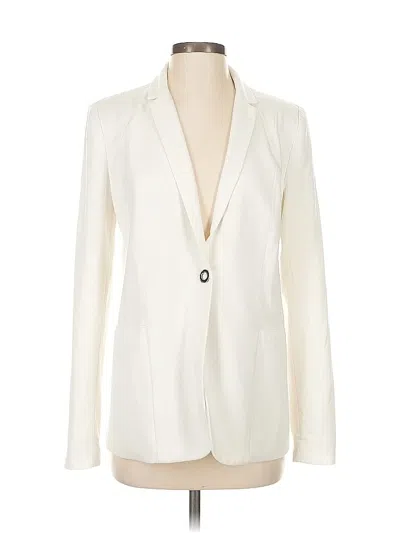 Pre-owned T Tahari Cardigan Sweater In White