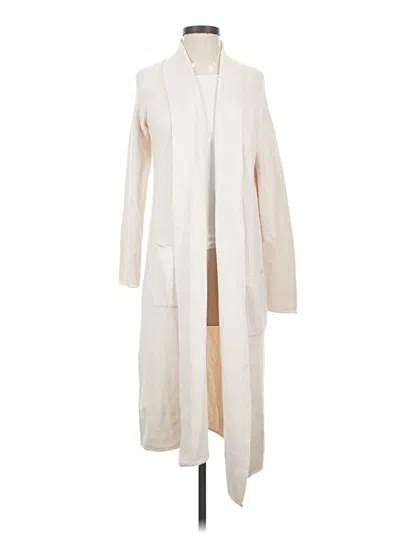 Pre-owned T Tahari Cardigan Sweater In White