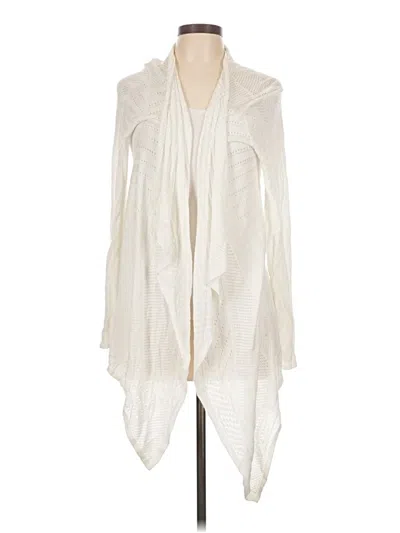 Pre-owned T Tahari Cardigan Sweater In White