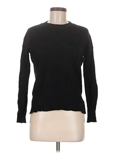 Pre-owned T Tahari Cashmere Pullover Sweater In Black