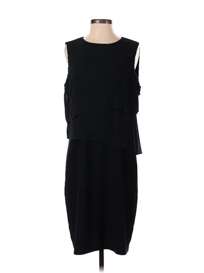 Pre-owned T Tahari Casual Dress In Black
