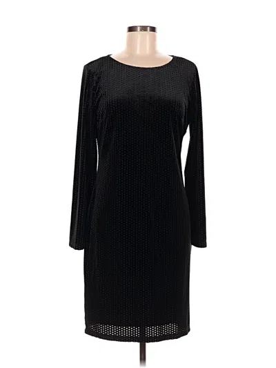 Pre-owned T Tahari Casual Dress In Black